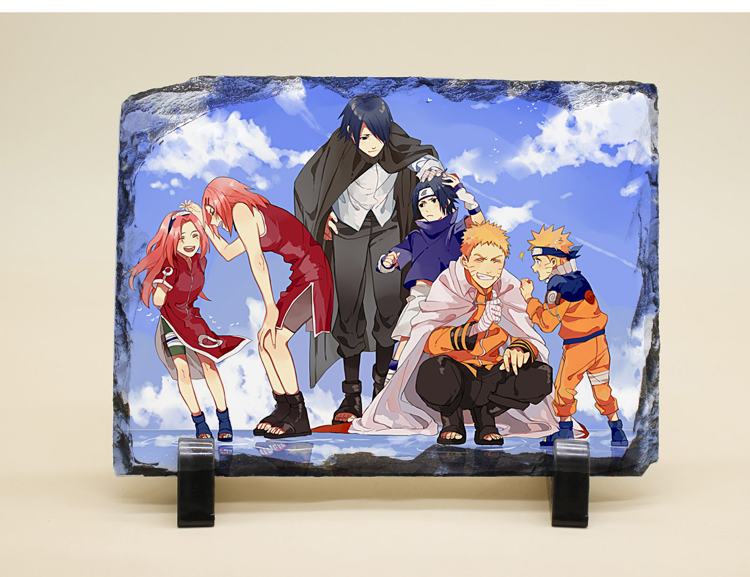 Naruto đá phiến Naruto Sasuke yếu tố phụ anime sinh nhật món quà quà tặng thạch bản tùy chỉnh - Carton / Hoạt hình liên quan hoạt hình dán