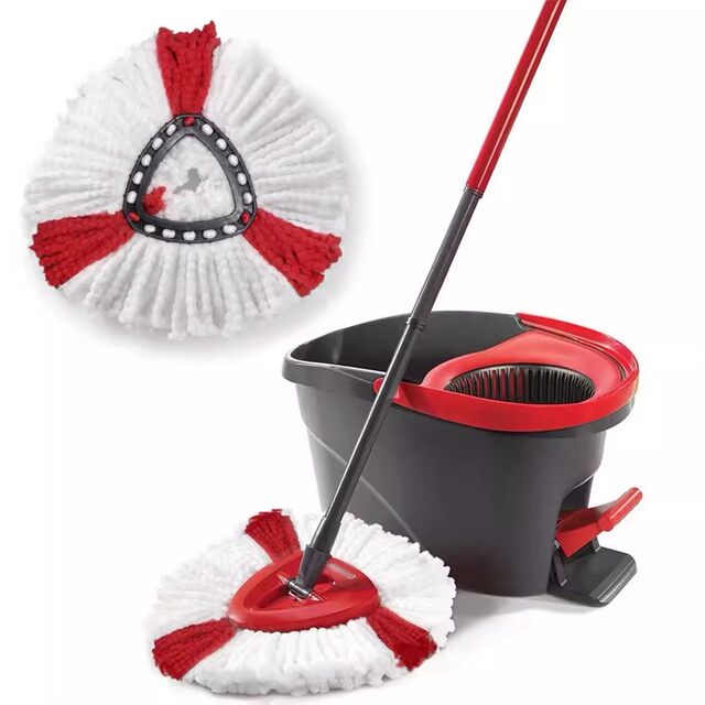 Suitable for Vileda Triangular Mop Head Rotating Mop Replacement Cloth Household Vileda Thickened Cleaning Head Accessories