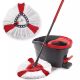 Suitable for Vileda Triangular Mop Head Rotating Mop Replacement Cloth Household Vileda Thickened Cleaning Head Accessories