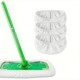 2024 New Model Household Flat Mop Cloth, Thickened Elastic Band Replacement Cloth Cover, Household Dry and Wet Dual-Use Cleaning Mop