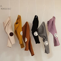 Spot niche tide brand autumn new childrens striped elastic thickened knitted leggings