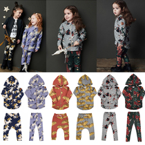 POLAND DEAR SOPHIE AUTUMN AND WINTER CHILDRENS HOODIE JACKET SWEATPANTS LEGGINGS
