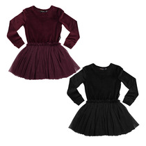 Spot Australian trendy brand Rock Your Baby Autumn new girl yarn long sleeve dress