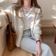 2026 Autumn New Loose Retro Versatile Knitted Cardigan for Women, Lazy Style, Gentle Short Sweater Jacket for Outerwear