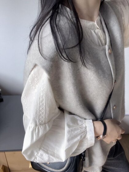 Early Autumn New 2026 Korean Style Loose Outerwear Sweater Women's Knitted Vest Sleeveless Top for Layering