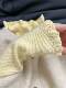 Korean-Style Gentle Yellow Lace Knit Sweater for Women, Autumn and Winter, Stylish and Beautiful, Soft and Cozy Inner Layer Base Shirt Set, Trendy Top