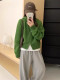 Solid Color Hooded Zip-Up Cardigan, Thickened, 2026 Autumn and Winter New Korean Style, Versatile, Loose, Slimming Knit Top for Women