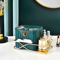 Nordic light luxury tissue box drawing paper box home living room dining room coffee table simple multi-function creative remote control storage