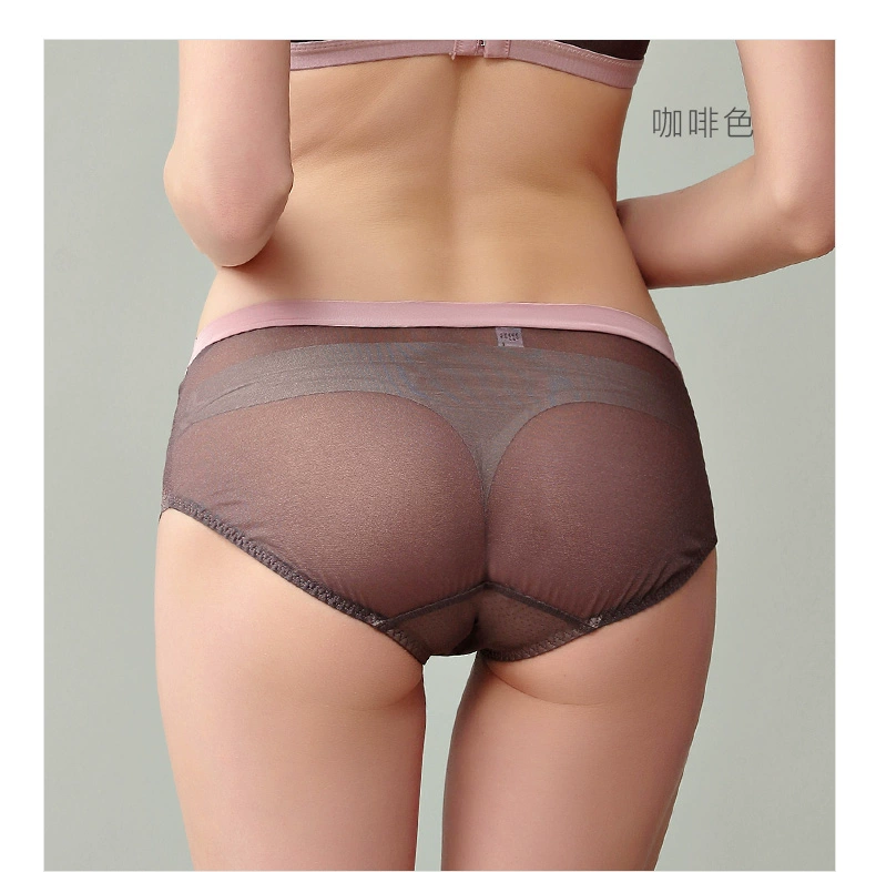 Dream Batty Flower Panties Thân thiện với làn da Đáy quần lót giữa eo ren sexy thoải mái quần sịp mỏng thoáng khí - Giống cái