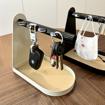 ins medieval porch hanging key storage rack household sundries finishing rack desktop wrought iron rack ornament tray