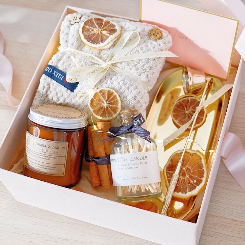 Aromatherapy gift box birthday gift for girls girlfriends for mother Mother's Day light luxury high-end suit gift