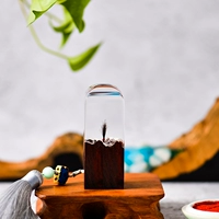 Инкрустация камня из розового дерева с кисточками, 2.8см, 2.8см