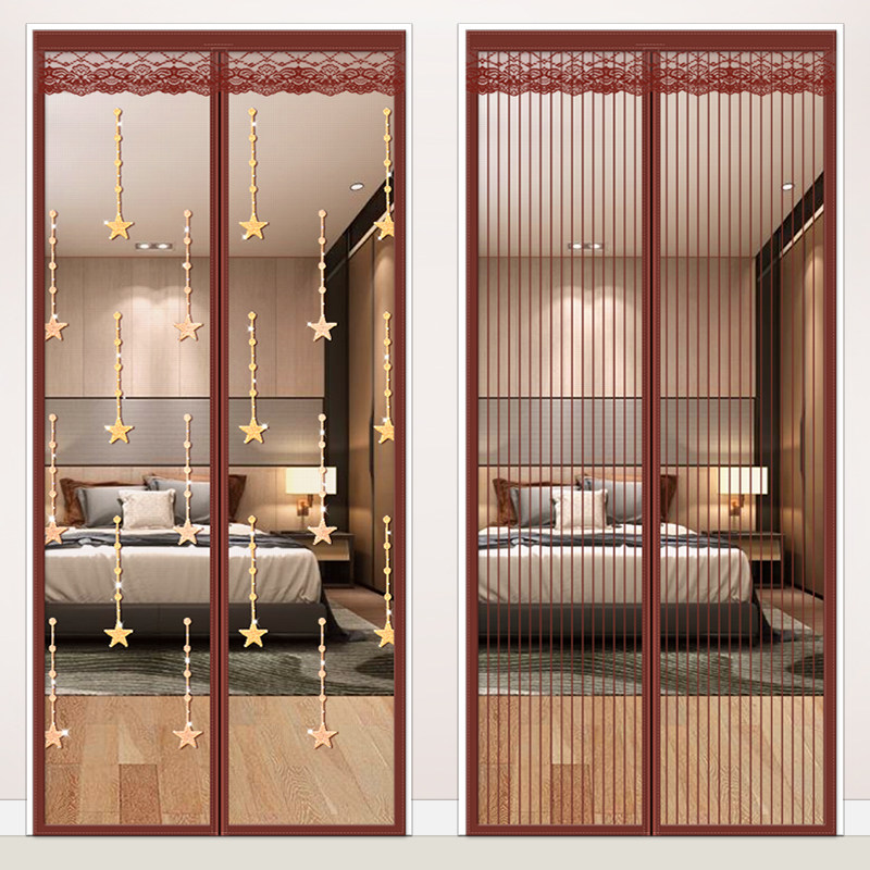 Velcro anti-mosquito curtain magnet magnetic screen window mesh self-adhesive household screen door self-installed punch-free sand window mesh