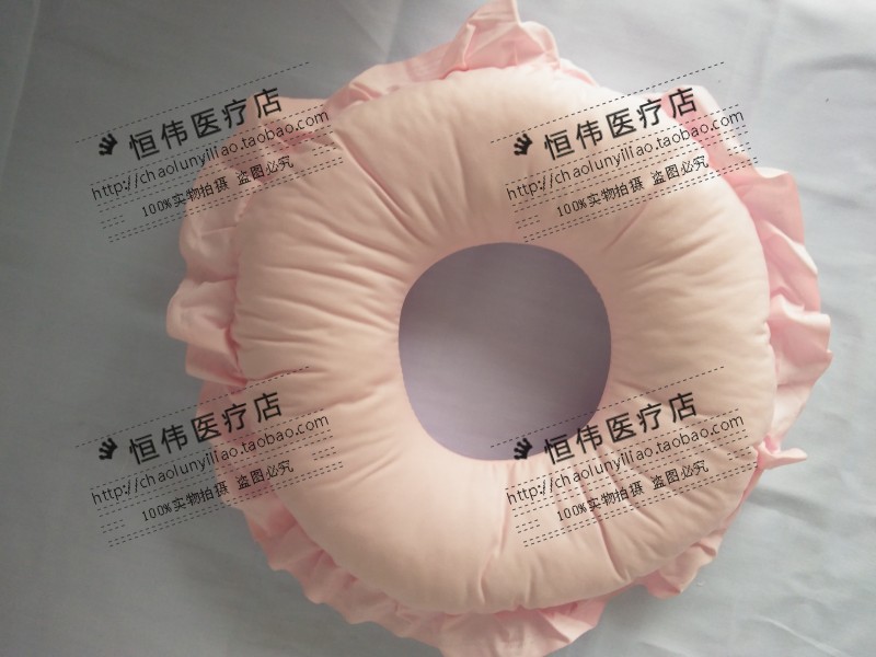 Thẩm mỹ viện gối tròn gối massage làm đẹp đệm mặt gối gối che lỗ gối gối có thể tháo rời và giặt gối gối tựa đầu ô tô