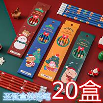 Play in Full class Christmas Practical reward for children in elementary school Childrens school 6 packs of HB with rubber head pencil