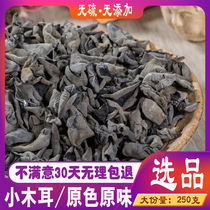 Black Agaric Dry Goods Bulk Yellow Pine Meadow Small Bowl Ear-level Autumn Agaric Northeast Special production Changbai Mountain 250g Mouse ears