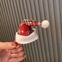 Бордовая заколка для волос