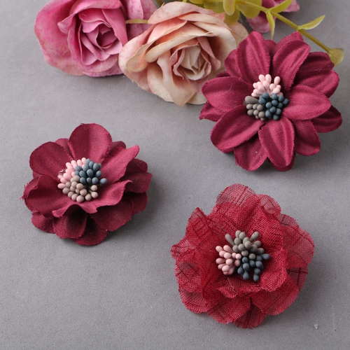 Аксессуары, туфли ручной работы, аксессуар для волос, чехол для телефона, в корейском стиле, цветочное украшение, три цвета, в цветочек