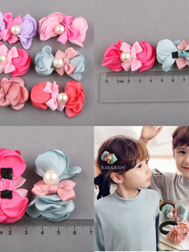 Аксессуар для волос ручной работы, маленькая детская заколка для волос с бантиком, сумка для обуви, в корейском стиле