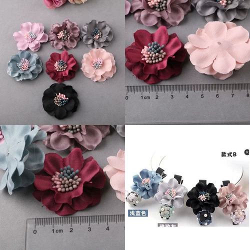 Аксессуары, туфли ручной работы, аксессуар для волос, чехол для телефона, в корейском стиле, цветочное украшение, три цвета, в цветочек