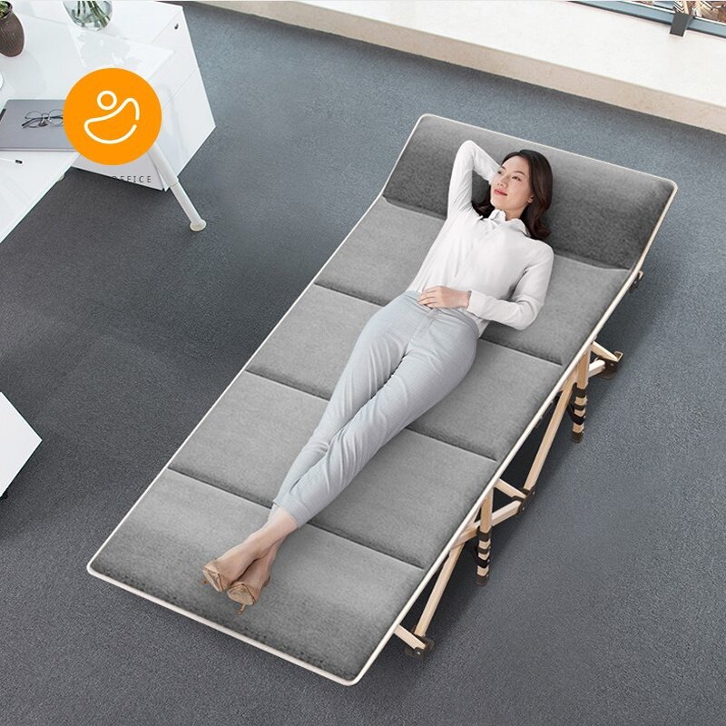 Reinforced folding sheet Bed Linen Bed Siesta Bed Simple Office Afternoon Nap Accompanied By bed Canvas Bunk Bed Special Price