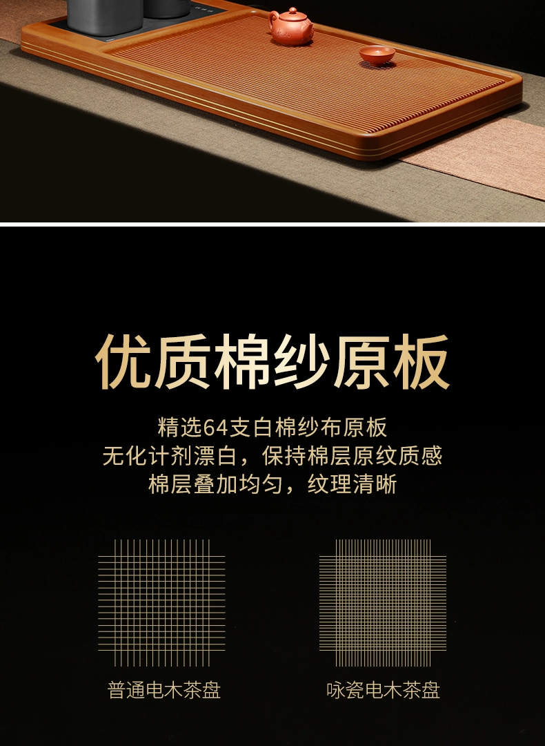 Yongci Đức Mật Độ Cao Khay Trà Bakelite Hoàn Toàn Tự Động Bộ Tất Cả Trong Một Phòng Khách Hộ Gia Đình Trà Biển bộ Trà Khay 2023