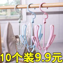 Shoe rack Balcony windproof shoe rack Creative rotating hanger Durable household daily hook Storage coat hook