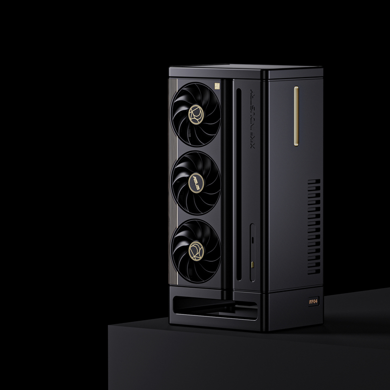 Xikii Industry Ff04 Pa5080 Vertical Computer Case Black