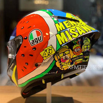 Spot AGV PISTA GPRR watermelon pizza Rossi limited edition full carbon fiber misano misano helmet