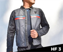 Spot Dennis DAINESE HF3 Motorcycle Racing Locomotive Retro Done Leather Jacket