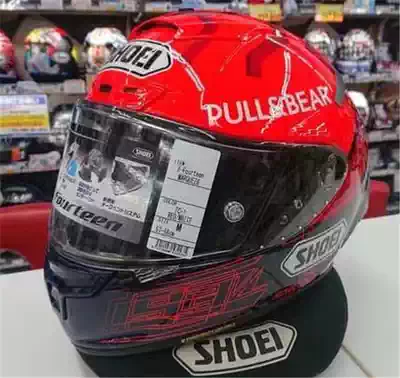 Spot shoei x14 fortune sacrifice Yanagawa Ming drone Abu history am73 horse 6 black red White Ant helmet