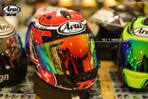 Spot ARAI RX-7X Astral-X XD Neo electroplating orange magic red blue silver gold black lens anti-fog
