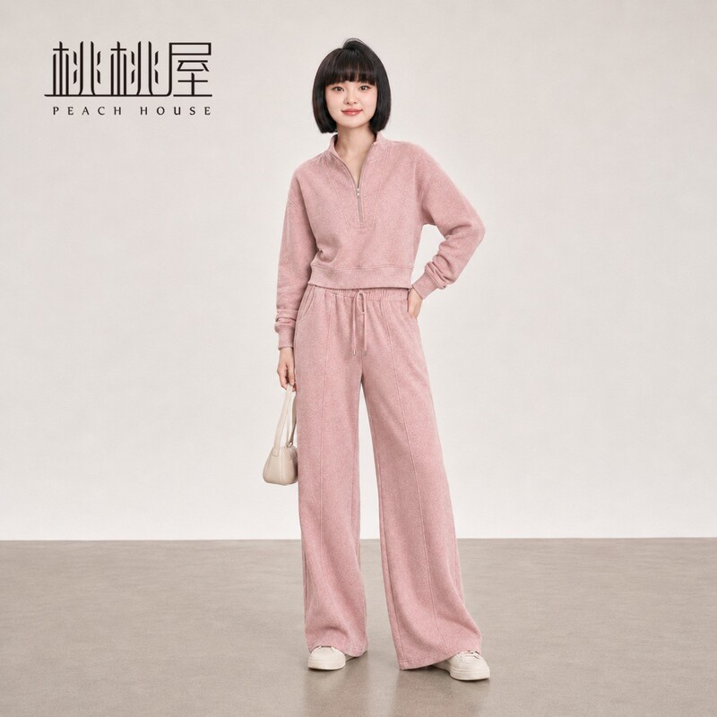 New Autumn Style Sweatshirt and Casual Pants Fashion Set for Petite Women, Youthful and Energetic Style, Model 860 New Autumn Style Sweatshirt and Casual Pants Fashion Set for Petite Women, Youthful and Energetic Style, Model 860