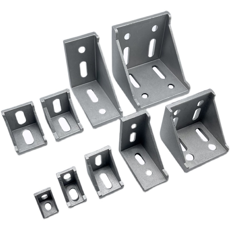 Aluminium Profile Accessories Corner Yard Corner Fittings 203040456080 Thickened Corner Seat Fixed Piece Kit Suit-Taobao