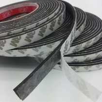 3m black single-sided self-adhesive foam foam anti-collision strip Door and window gap sound insulation seal window windproof and warm