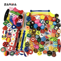 1 silicone tennis racket shock absorber animal long strip Xiaode flag letter racquet shock absorber