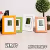 Solid wood photo frame table white retouching design send photos to rinse 6 inch 7 inch simple creative glass frame
