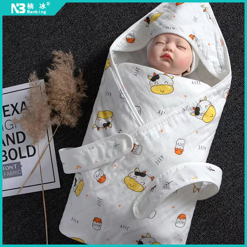 NNan ice baby 6 layers of bubble yarn cloth cuddle by 90 * 90