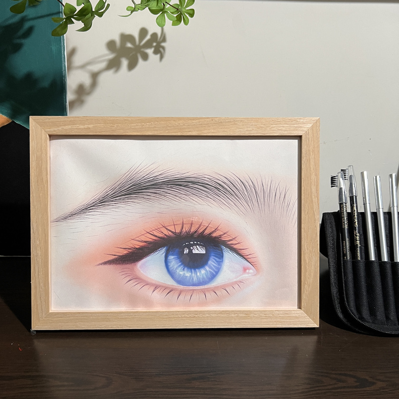 Tattoo Eyebrows, Eyes and Lips Sketch Painting Beauty Salon Studio Manicure Room Training Institution Decorative Painting Ornaments Beauty Sketch