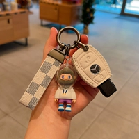 Половина -сумка 2 ключ из слоновой кости белая+белая веревка сетки+бегущий парень