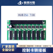 Led control card adapter board indoor 256-08led monochrome display P10 unit board spot quantity big discount