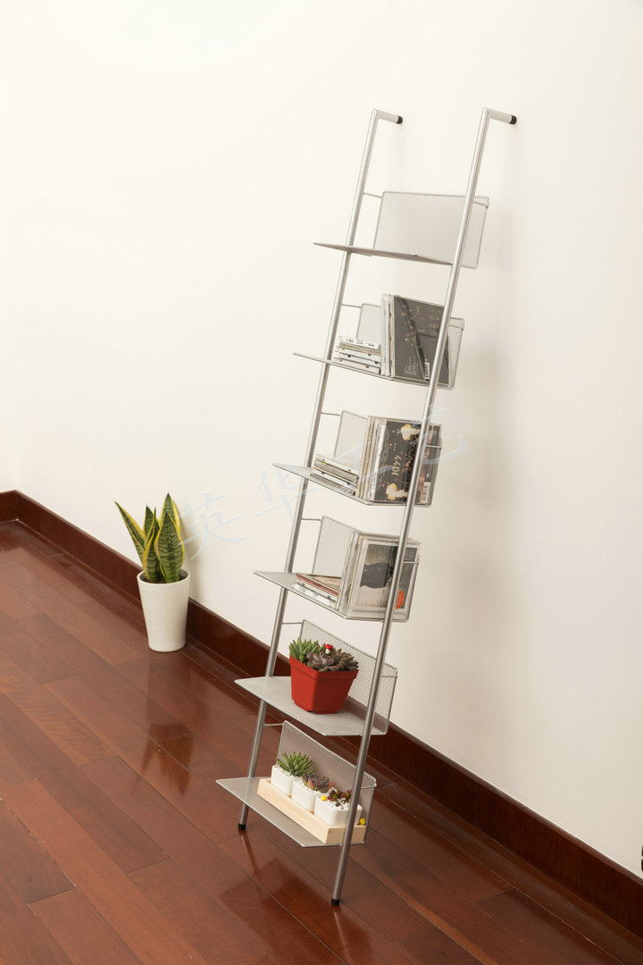 Three-story six-story CD disc holder European and American fashion metal grid creative home office storage and finishing