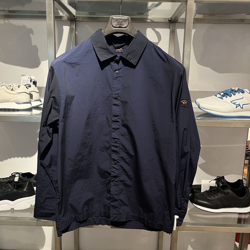 Paul Shark Autumn/Winter Discount Stretch Nylon Casual Trendy Shirt Jacket