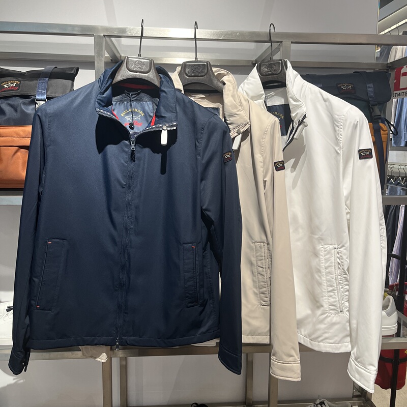 Special Offer Paul Shark Men's Spring Three-Color Casual Simple Thin Jacket Special Offer Paul Shark Men's Spring Three-Color Casual Simple Thin Jacket