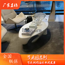 Nordic modern Zaha designer glass and steel triangle tea several shaped fashion sales building hotels Net black tea table