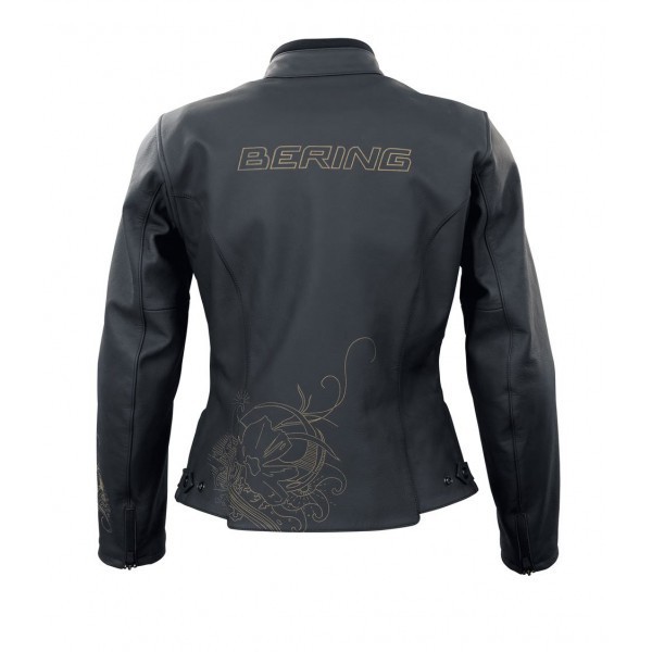 French BERING female motorcycle motorcycle armor riding suit riding leather clothing anti-fall racing suit protective gear imported cowhide