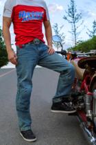 SCOTT Scott Motorcycle Heavy Locomotive Four Seasons Anti-Wrest Rider Jeans Memorial Edition