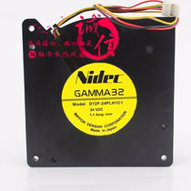 NIDEC GAMMA32 D12F-24PLH1C1 24V 1 1A 1A 12032 12CM blower fan
