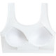 ຊຸດຊັ້ນໃນແບບບາງໆ padded all-in-one bra ສໍາລັບນັກສຶກສານັກສຶກສາທີ່ບໍ່ມີ rims ເຫຼັກ, ກິລາກັນກະທົບ, ຕ້ານການເປີດເຜີຍ, ຕ້ານ downline, bra ເຕົ້ານົມຂ້າງ