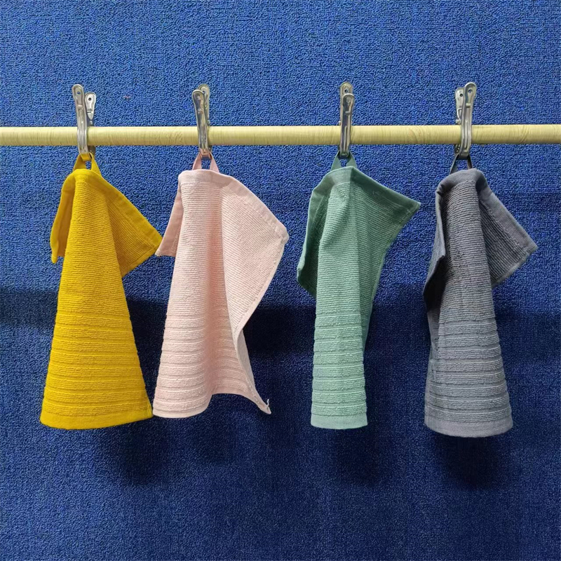 Foreign Trade Pure Cotton Surplus Plain Small Square Towel with Hanging Rope, Soft Household Hand Towel, Children's Handkerchief, Absorbent with Minor Flaws Foreign Trade Pure Cotton Surplus Plain Small Square Towel with Hanging Rope, Soft Household Hand Towel, Children's Handkerchief, Absorbent with Minor Flaws